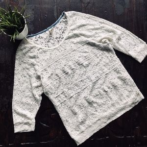 Anthropologie Tops - ANTHROPOLOGIE One September Crochet Lace Top LARGE Anthropologie Tops - ANTHROPOLOGIE One September Crochet Lace Top LARGE